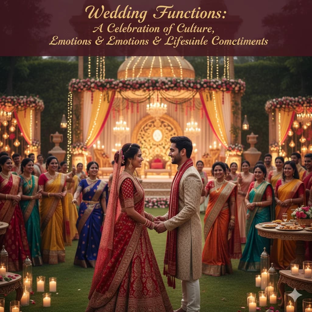 Wedding Functions: A Celebration of Culture, Emotions & Lifelong Commitments