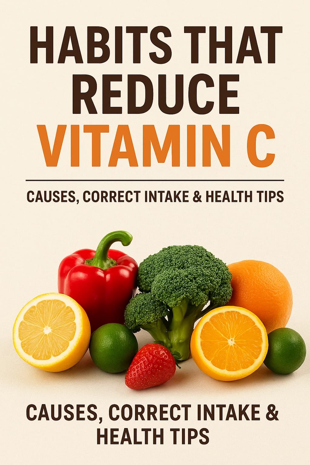 Habits That Reduce Vitamin C: What You Must Know